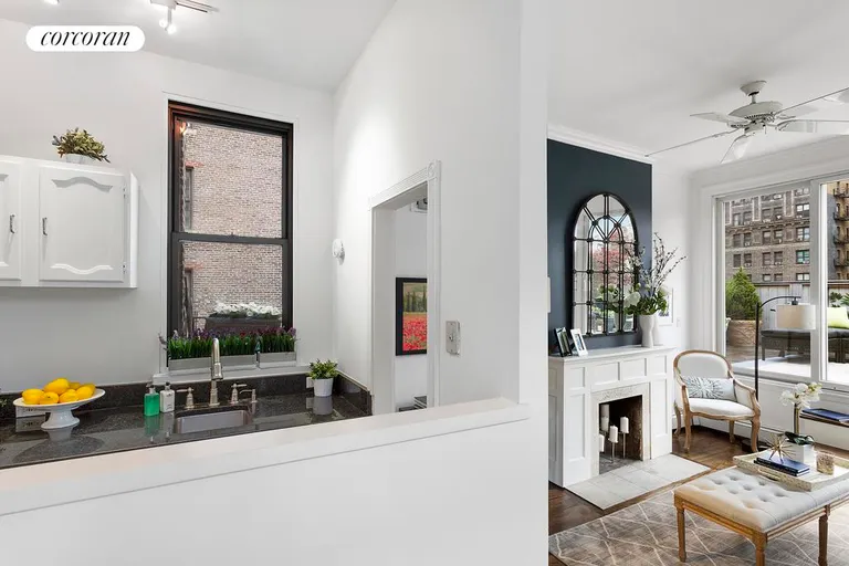 New York City Real Estate | View 255 West 95th Street, 6D | Windowed kitchen | View 5