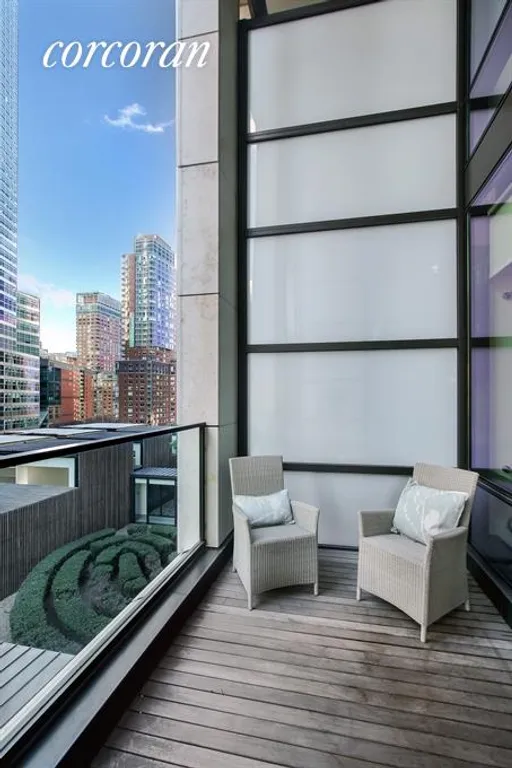 New York City Real Estate | View 101 Warren Street, 7J | Open South Facing View from Terrace | View 11