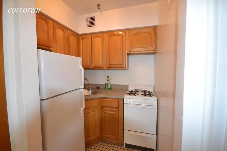 New York City Real Estate | View 318 West 88th Street, 2A | Kitchen with lots of cabinets and a pantry closet | View 5