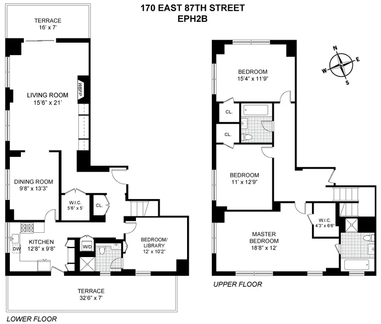 170 East 87th Street, EPH2B | floorplan | View 12
