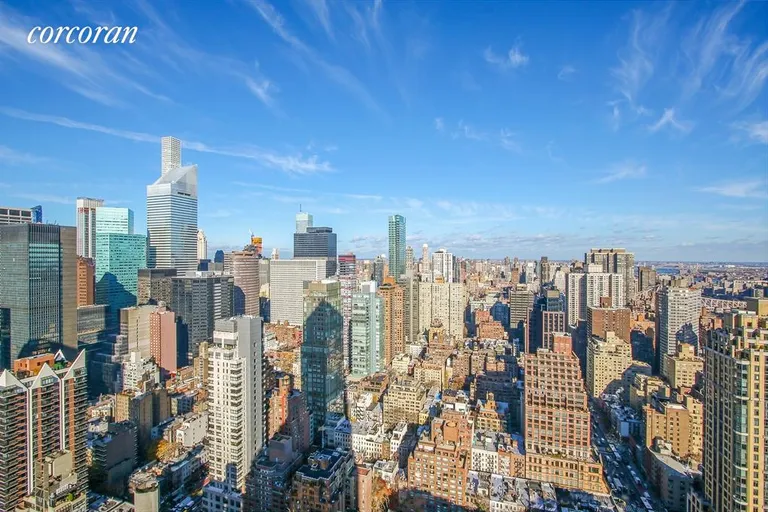 New York City Real Estate | View 100 United Nations Plaza, 48A-PH | North terrace captures unobstructed views. | View 12