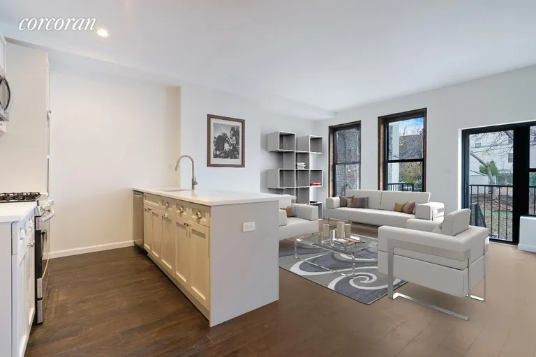 New York City Real Estate | View 1377 Saint Marks Avenue, 1 | 1 Bed, 2 Baths | View 1