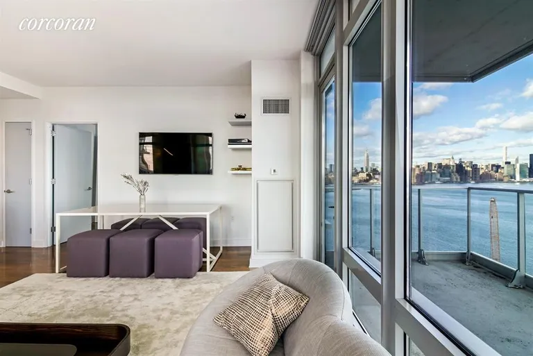 New York City Real Estate | View 2 Northside Piers, 23M | Dining Room | View 4