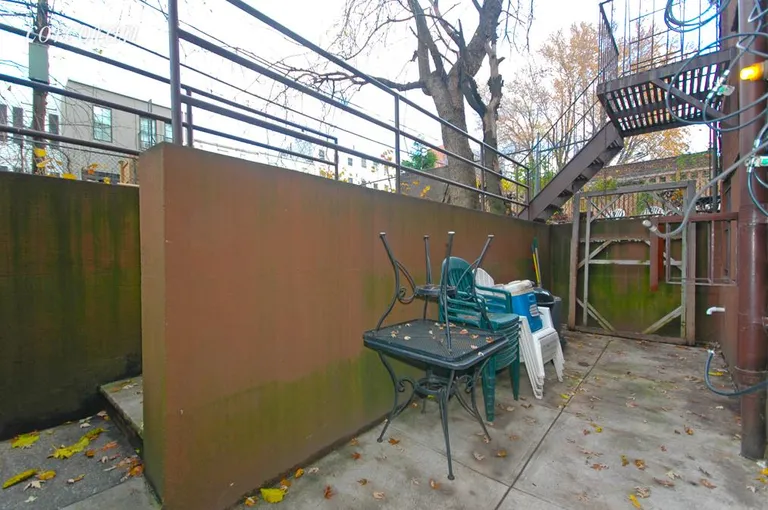 New York City Real Estate | View 181 12th Street, GARDEN | Patio with stairs leading to garden | View 5