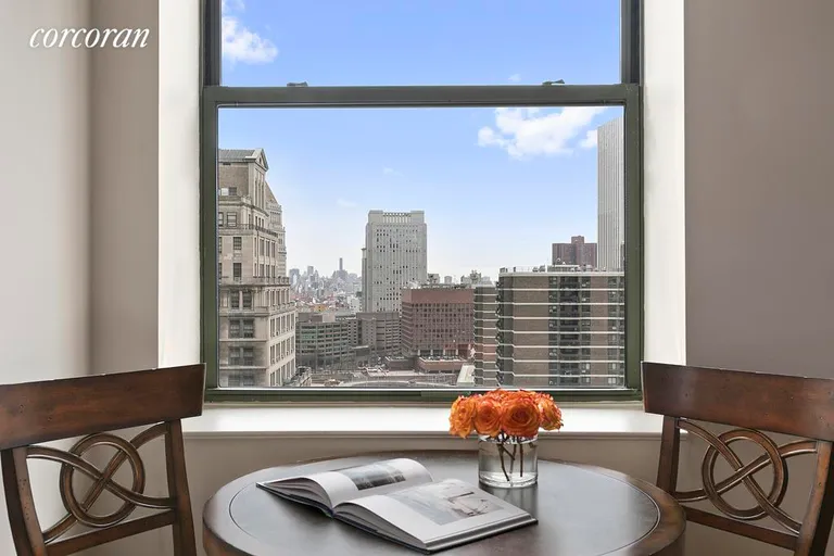 New York City Real Estate | View 99 John Street, 2102 | Open View From Living Room and Kitchen | View 2