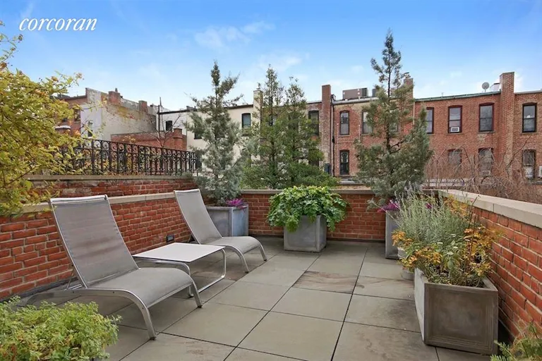 New York City Real Estate | View 566 1st Street | Master Bedroom Terrace | View 13
