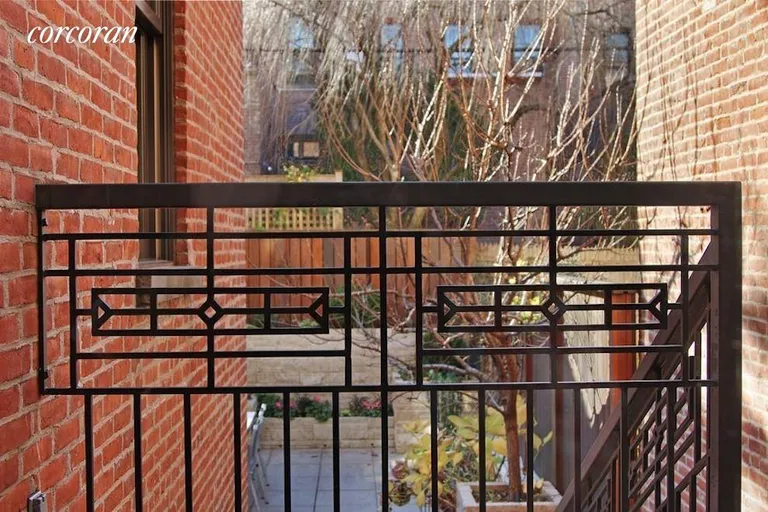 New York City Real Estate | View 566 1st Street | Garden Railing Detail | View 27