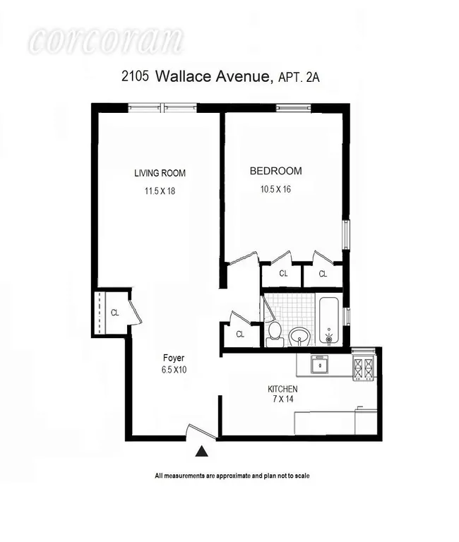 New York City Real Estate | View 2102 Holland Avenue, 2A | FLOOR PLAN | View 10