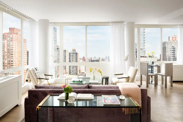 New York City Real Estate | View 389 East 89th Street, 31B | 2 Beds, 2 Baths | View 1