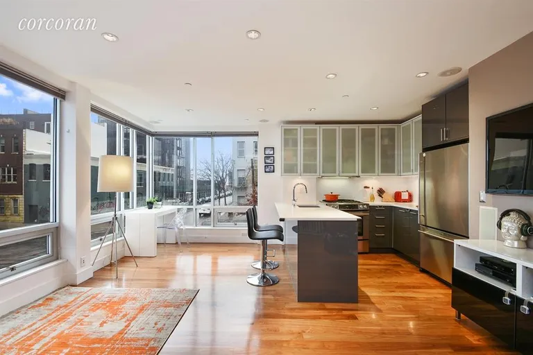 New York City Real Estate | View 36 Eckford Street, 2B | Kitchen / Living Room | View 2