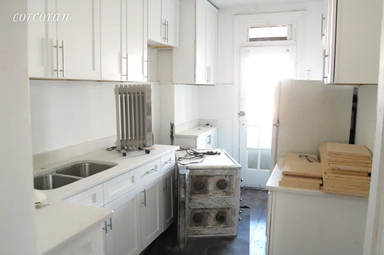New York City Real Estate | View 1465 Sterling Place | Top Floor Kitchen in progress | View 11