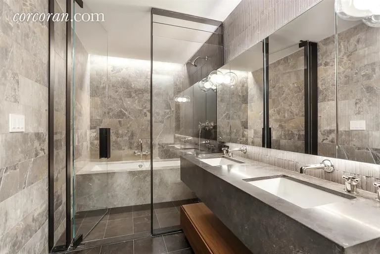 New York City Real Estate | View 155 West 18th Street, 402A | master bath | View 4