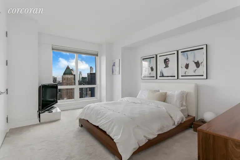 New York City Real Estate | View 350 West 42Nd Street, 58D | Master Bedroom | View 3