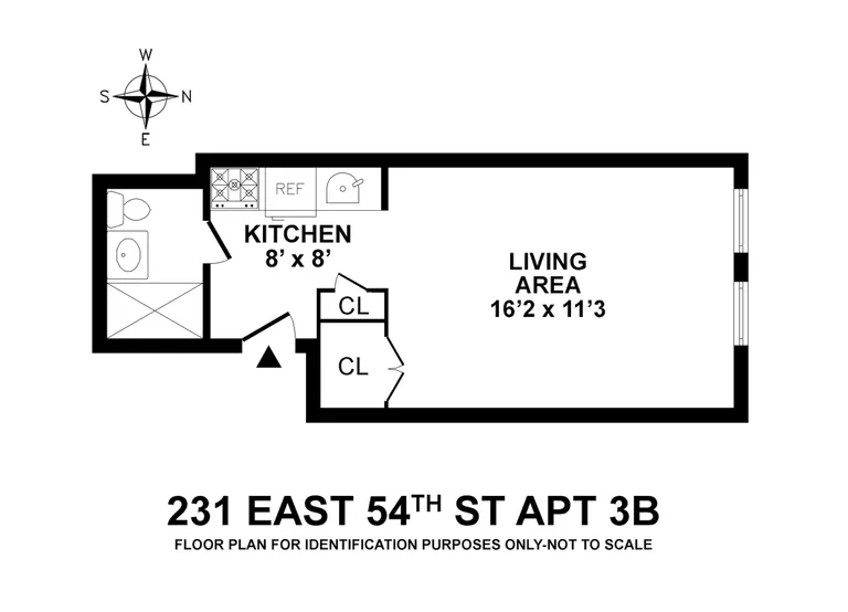 231 East 54th Street, 3B | floorplan | View 5