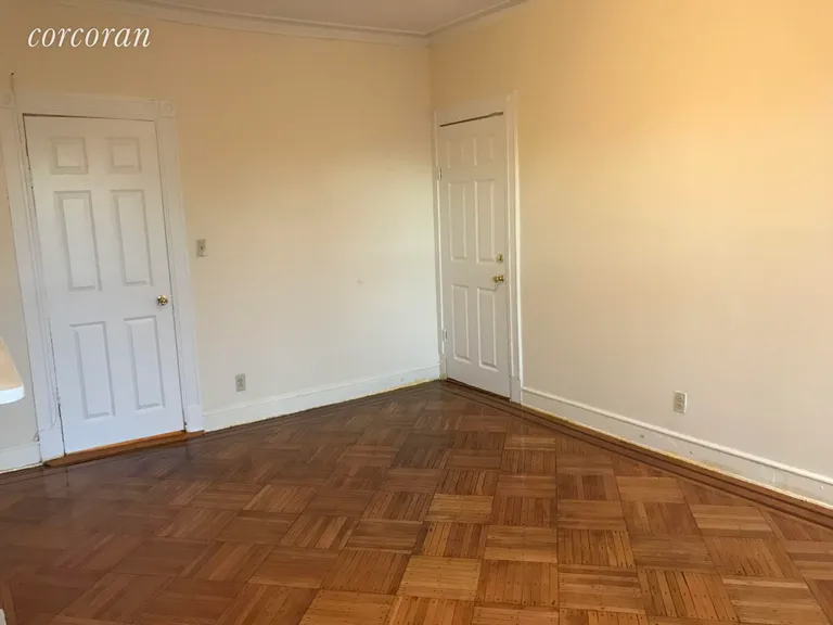 New York City Real Estate | View 390 Jefferson Avenue, 3 | Master bedroom with custom window shutter details  | View 2