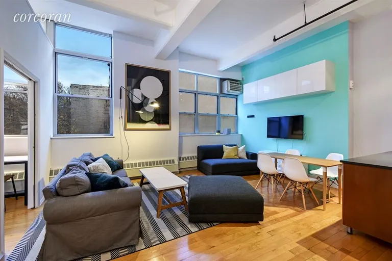 New York City Real Estate | View 970 Kent Avenue, 213 | 1.5 Beds, 2 Baths | View 1