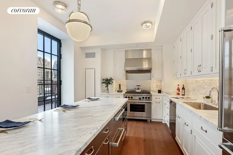 New York City Real Estate | View 160 West 12th Street, 96 | Eat-In Chef's Kitchen | View 3