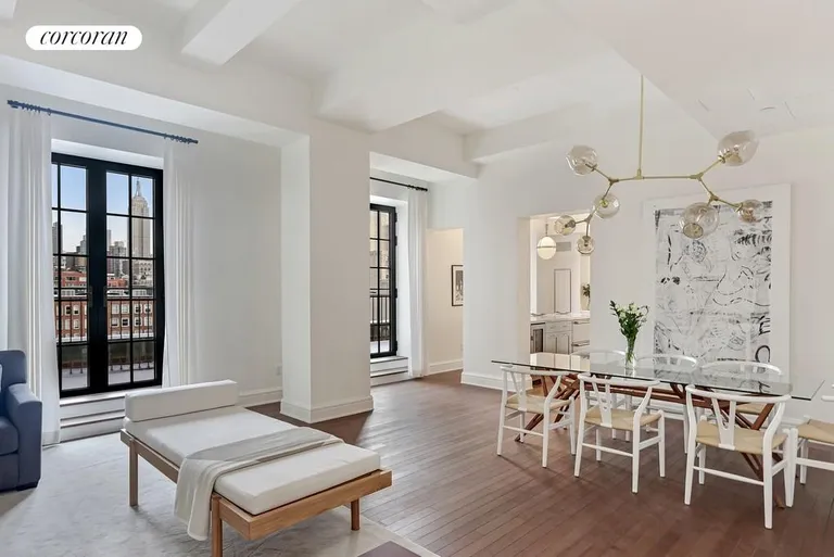 New York City Real Estate | View 160 West 12th Street, 96 | Dining Area in Living Room | View 4