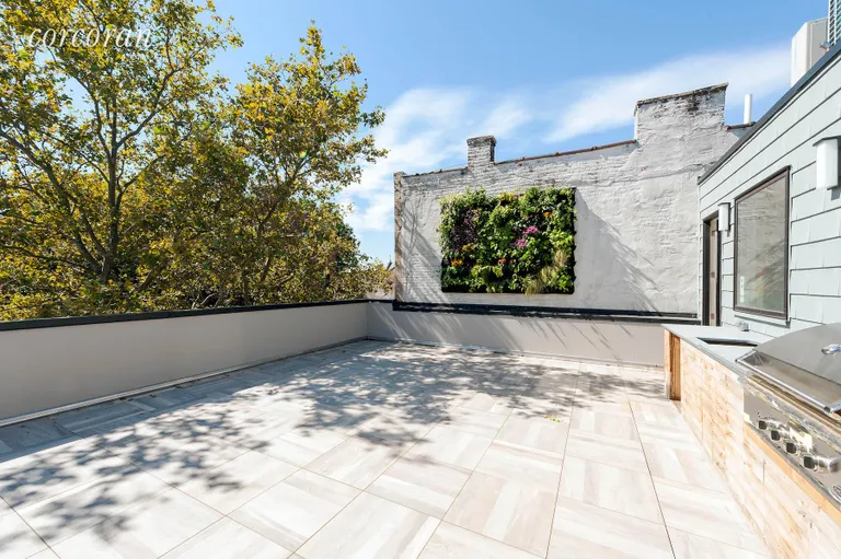 New York City Real Estate | View 253 8th Street, Townhouse1 | Mind bending Private roof deck with full Kitchen | View 16