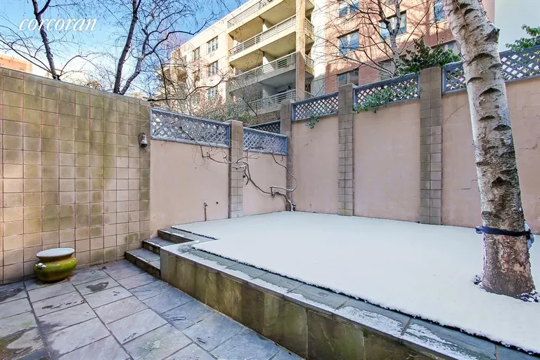 New York City Real Estate | View 107 West 89th Street, GB | Huge Back Yard | View 12