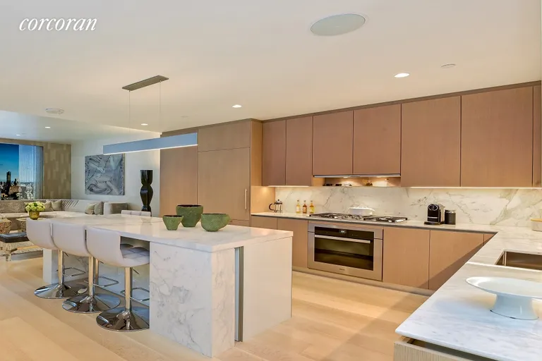 New York City Real Estate | View 15 Hudson Yards, 63B | Tonal Scheme Kitchen | View 3