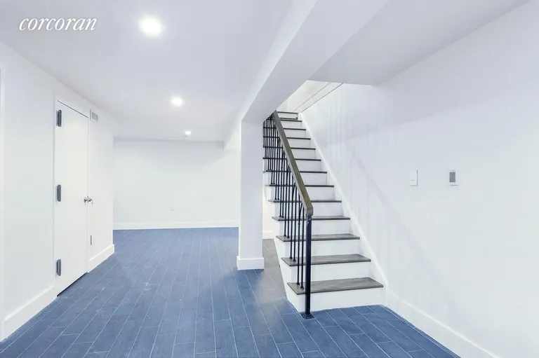 New York City Real Estate | View 861 Lafayette Avenue | Finished Basement | View 7