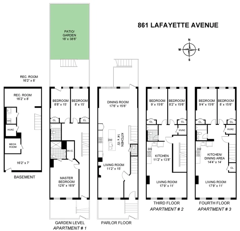 861 Lafayette Avenue | floorplan | View 17