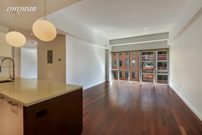New York City Real Estate | View 125 North 10th Street, S4D | Kitchen / Living Room | View 13