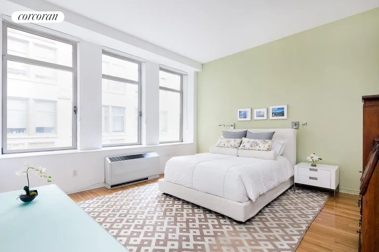 New York City Real Estate | View 252 Seventh Avenue, 4C | Master Bedroom | View 4
