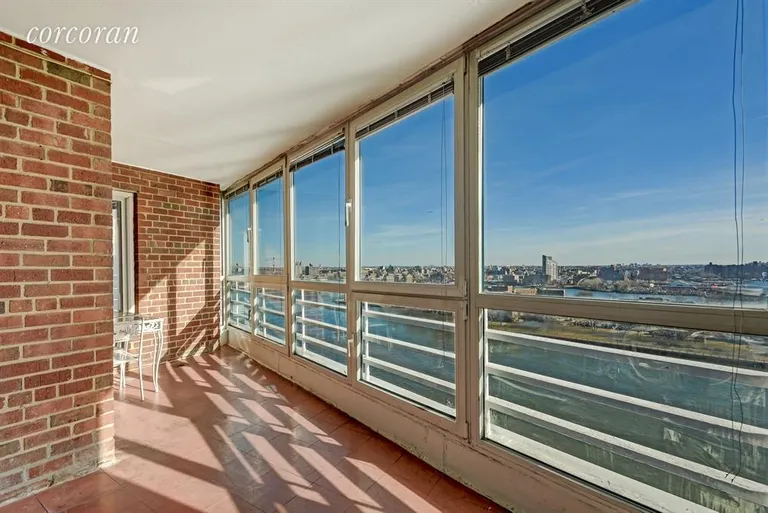 New York City Real Estate | View 1 Gracie Terrace, 15C | Enclosed Terrace   | View 4