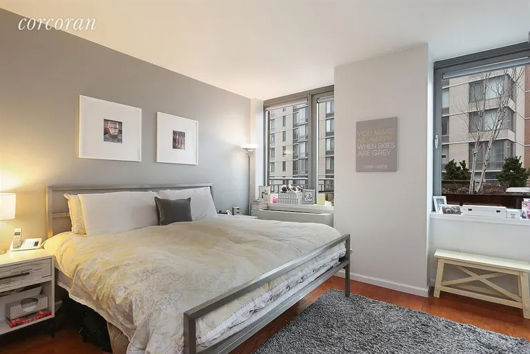 New York City Real Estate | View 455 Main Street, 10M | Master Bedroom | View 5
