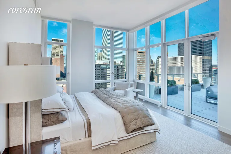 New York City Real Estate | View 305 East 51st Street, PHB | Master Bedroom | View 3