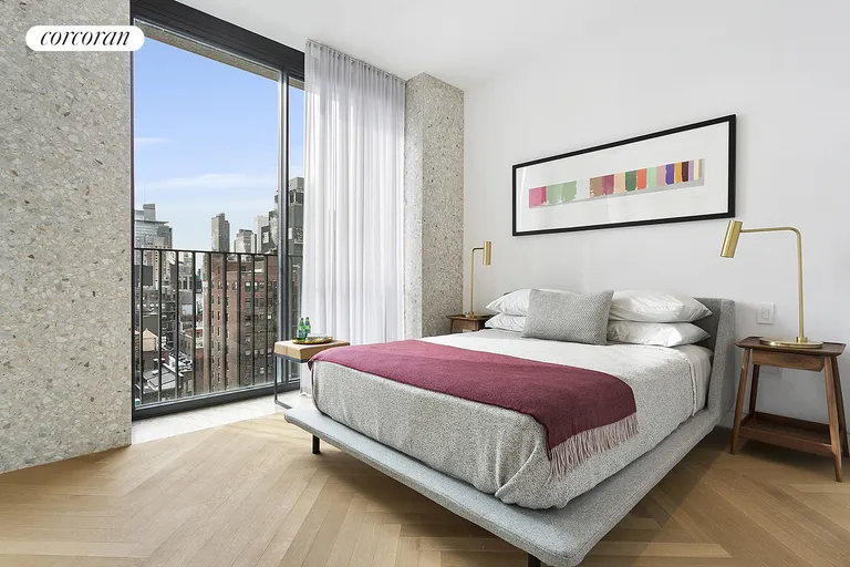 New York City Real Estate | View 16 West 40th Street, 21D | Primary Bedroom | View 5