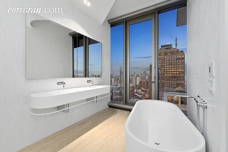 New York City Real Estate | View 56 Leonard Street, 21A EAST | Master Bathroom | View 6