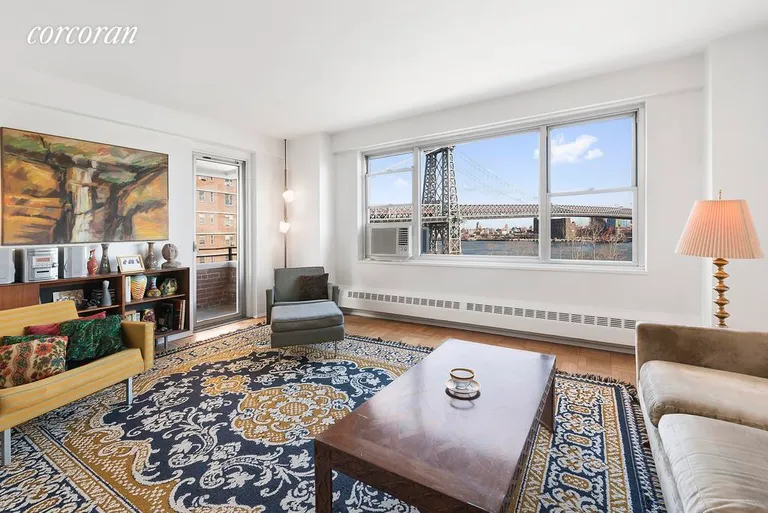 New York City Real Estate | View 457 Fdr Drive, A807 | Take in the view, or relax out on the balcony! | View 2