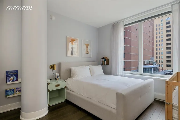 New York City Real Estate | View 5 Franklin Place, 10D | Second Bedroom | View 7