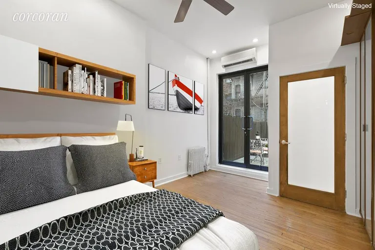 New York City Real Estate | View 208 East 90th Street, 1E | Virtually-staged master bedroom | View 6