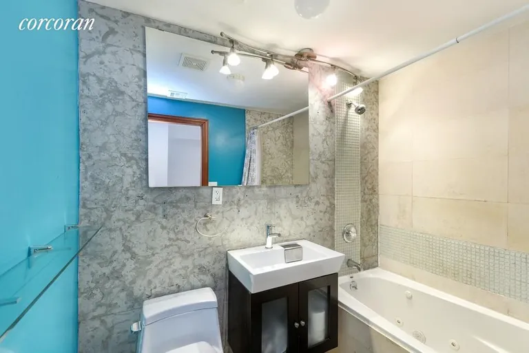 New York City Real Estate | View 1615 Bergen Street, 1 | Upper Level Full Bathroom | View 4