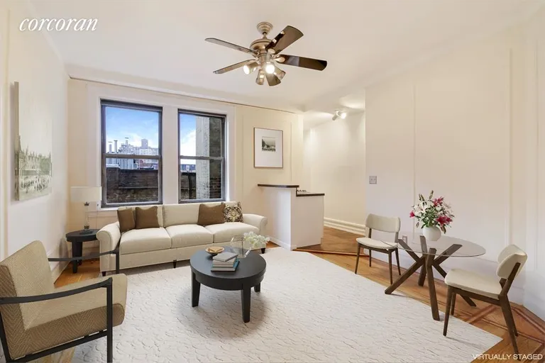 New York City Real Estate | View 140 West 71st Street, 6G | Living Room | View 10