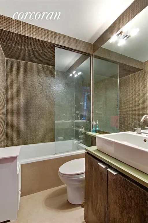 New York City Real Estate | View 270 West 17th Street, 19B | Renovated Second Bathroom | View 5