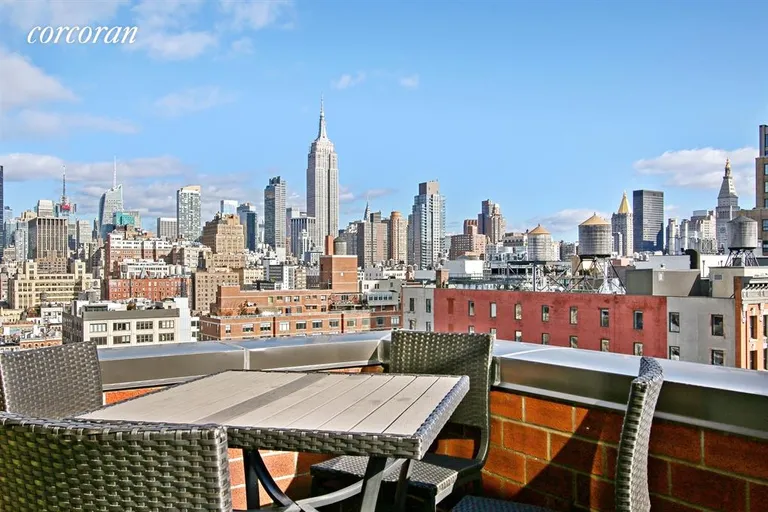 New York City Real Estate | View 270 West 17th Street, 19B | Huge Terrace with Amazing City Views | View 3