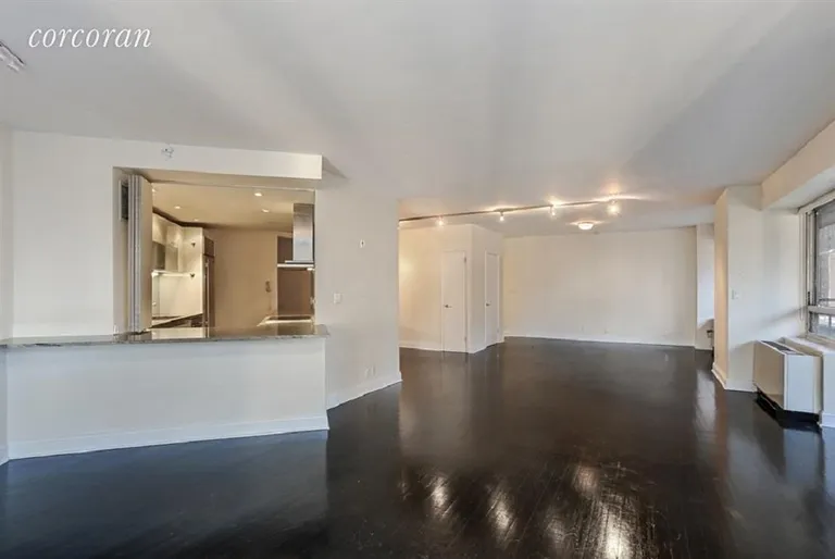 New York City Real Estate | View 240 East 47th Street, 11BC | Dining to Living Room | View 4