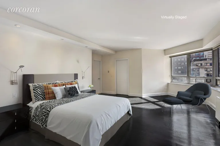 New York City Real Estate | View 240 East 47th Street, 11BC | Master Bedroom | View 8