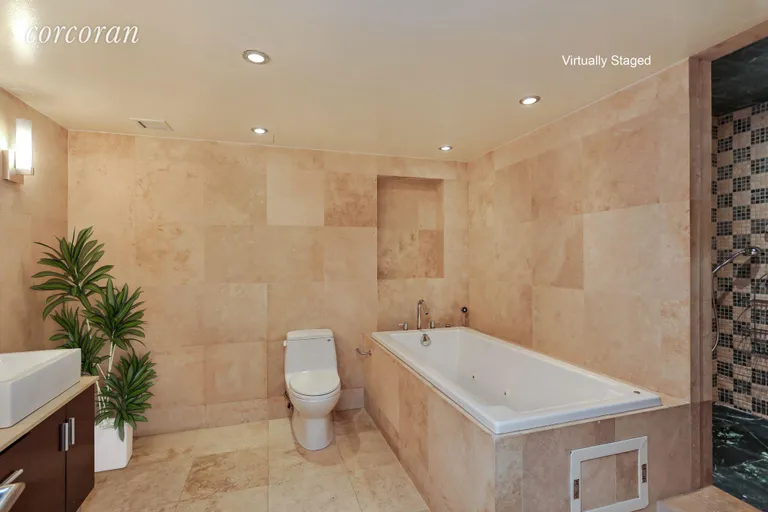 New York City Real Estate | View 240 East 47th Street, 11BC | Master Bathroom | View 12