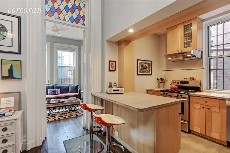 New York City Real Estate | View 328 Clinton Avenue, 3 | Kitchen / Living Room | View 4