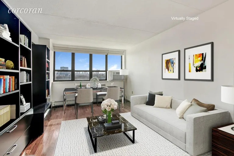 New York City Real Estate | View 301 West 110th Street, 16J | 2 Beds, 1 Bath | View 1