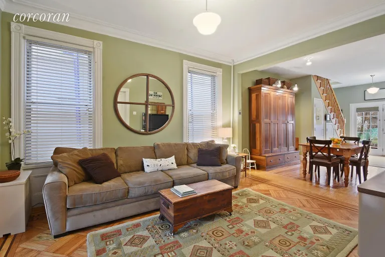 New York City Real Estate | View 211 Vanderbilt Street | Living Room | View 3