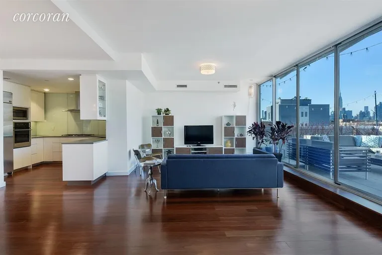 New York City Real Estate | View 190 Green Street, 601 | Kitchen / Living Room | View 3