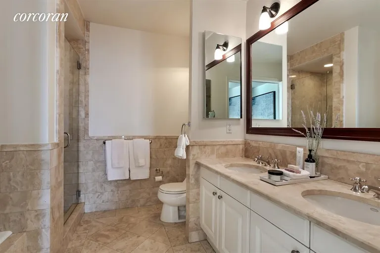 New York City Real Estate | View 10 West Street, 35G | Master Bathroom | View 10