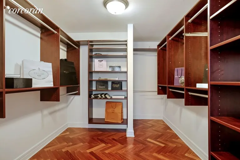 New York City Real Estate | View 10 West Street, 35G | Walk In Closet - Master Bedroom | View 9